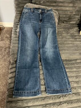 Judy Blue Medium Blue Wide Leg Jeans